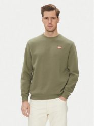 Hunter Bluza May HARM0058251 Khaki Relaxed Fit. Brązowe bluzy bez kaptura męskie Hunter, m, z bawełny. Za 149.99 zł.