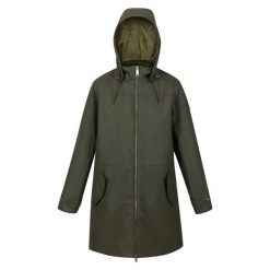 Kurtka turystyczna damska Fantina Regatta parka z kapturem. Brązowe parki damskie Regatta, bez wzorów, z puchu. Za 209.99 zł.