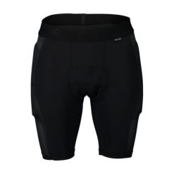 Spodenki rowerowe POC Synovia VPD Shorts. Czarne szorty męskie POC, bez wzorów, z materiału. Za 425.69 zł.