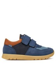 Mrugała Sneakersy 3311/5-66 Granatowy. Niebieskie buty sportowe chłopięce Mrugała, ze skóry, bez zapięcia. Za 289.99 zł.