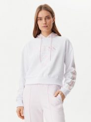 Guess Bluza V5GQ17 KCRT1 Biały Regular Fit. Białe bluzy bez kaptura damskie Guess, xl, z syntetyku. Za 209.99 zł.