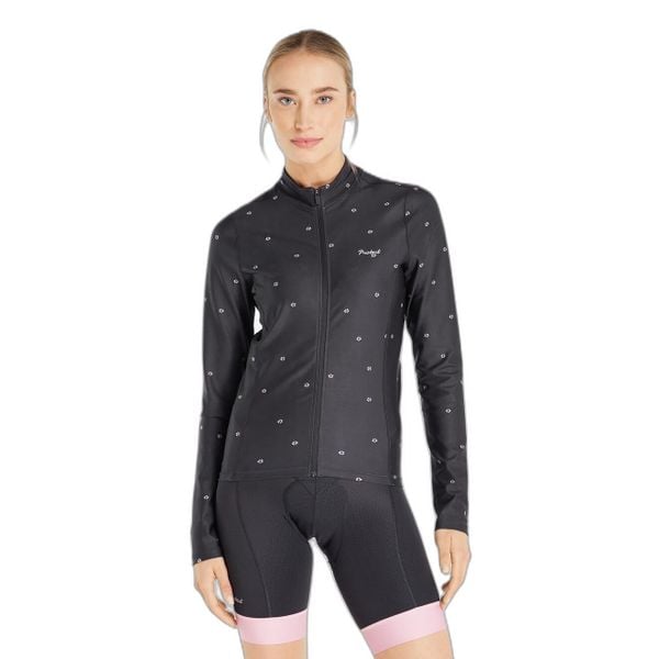 Damska wodoodporna kurtka z długim rękawem Protest Prtpecans. Czarne kurtki damskie Protest, bez wzorów, bez kaptura. Za 427.50 zł.