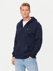Tommy Jeans Bluza DM0DM20743 Granatowy Regular Fit. Niebieskie bluzy bez kaptura męskie Tommy Jeans, m, z bawełny. Za 359.99 zł.