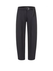 Cambio Damskie spodnie plisowane z zawartością wełny - Elaine Kobiety niebieski w paski, 42. Niebieskie spodnie materiałowe damskie Cambio, z syntetyku. Za 949.95 zł.