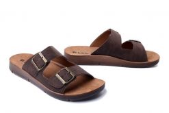 INBLU CM-34 043 ciemny brąz, klapki męskie. Brązowe klapki i japonki męskie Inblu. Za 71.99 zł.