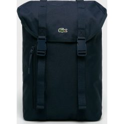 Lacoste - Plecak. Niebieskie plecaki męskie Lacoste, bez wzorów, z materiału. W wyprzedaży za 319.90 zł.