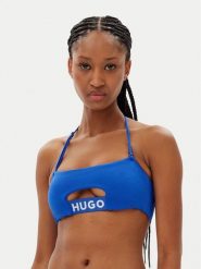 HUGO Góra od bikini Dotti 50540224 Niebieski. Niebieskie bikini damskie Hugo, bez wzorów. Za 129.99 zł.