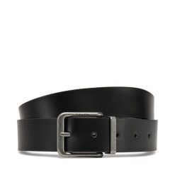 Pasek Męski Calvin Klein Jeans. Czarne paski męskie Calvin Klein Jeans, bez wzorów, z jeansu, casualowe. Za 159.99 zł.
