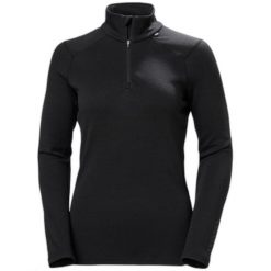 Bluza damska 1/2 zip Helly Hansen Lifa Merino Midweight. Czarne bluzy bez kaptura damskie Helly Hansen. Za 476.00 zł.