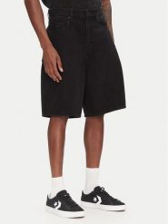 Volcom Szorty jeansowe Billow A2012200 Czarny Relaxed Fit. Czarne szorty męskie Volcom, bez wzorów, z bawełny. Za 219.99 zł.