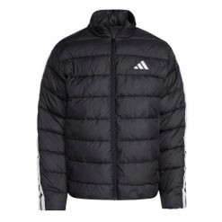 Kurtka puchowa adidas Essentials Climawarm 3 stripes. Czarne kurtki męskie Adidas, m, bez wzorów, z materiału, bez kaptura. Za 506.50 zł.
