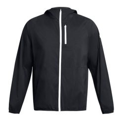 Kurtka sportowa męska Under Armour Lightweight Jacket wodoodporna. Czarne kurtki treningowe męskie Under Armour, m, bez wzorów. Za 329.99 zł.
