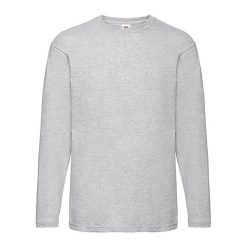 Męska Koszulka Z Długim Rękawem Valueweight Heather. Szare koszulki męskie z długim rękawem Fruit of the Loom, m. Za 60.99 zł.