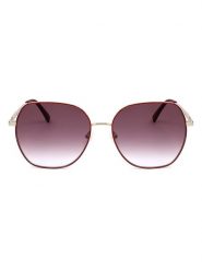 Longchamp Damskie okulary przeciwsłoneczne w kolorze złoto-bordowo-fioletowym rozmiar: 60. Czerwone okulary przeciwsłoneczne damskie Longchamp. Za 254.74 zł.