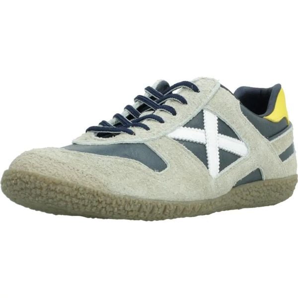 Buty MUNICH 8001660M Niebieski. Niebieskie buty fitness męskie munich, ze skóry, bez zapięcia, na fitness i siłownię. Za 491.99 zł.