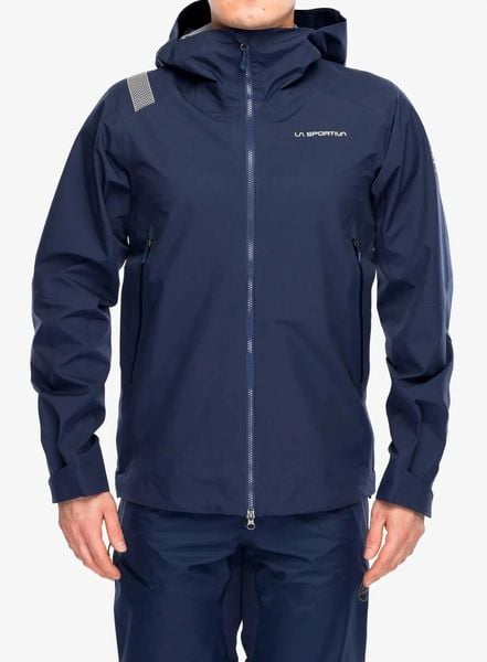 Kurtka w góry La Sportiva Crest Evo Shell Jacket. Niebieskie kurtki męskie La Sportiva, l, bez wzorów, z materiału, bez kaptura. Za 1,157.70 zł.