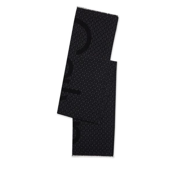 Szalik Calvin Klein. Czarne szaliki i kominy damskie CALVIN KLEIN, bez wzorów. Za 219.99 zł.