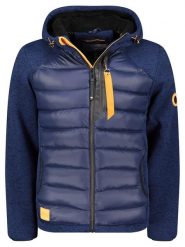 Geographical Norway Kurtka polarowa "Theo" w kolorze granatowym rozmiar: XL. Niebieskie kurtki męskie Geographical Norway, xl, bez wzorów, z polaru, bez kaptura. Za 152.98 zł.