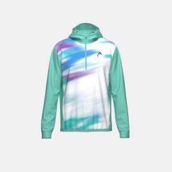 Bluza sportowa męska Head Topspin. Niebieskie bluzy sportowe męskie HEAD, bez wzorów, sportowe, bez kołnierzyka, bez ramiączek. Za 342.00 zł.