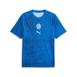 Koszulka OM Warm Up 2026/27. Niebieskie t-shirty sportowe męskie Puma, l, bez ramiączek, na fitness i siłownię. Za 316.50 zł.