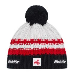 Czapka Eisbar Kova Pompon MÜ SA. Białe czapki męskie Eisbar, z wełny. Za 205.51 zł.