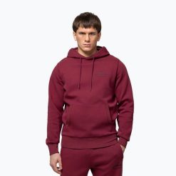 Bluza męska Pitbull Sampson Hooded Sweatshirt. Czerwone bluzy z kapturem męskie PITBULL, m, z bawełny. Za 279.99 zł.
