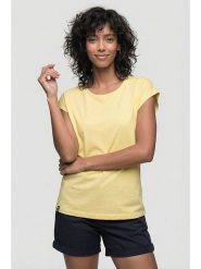 Alife and kickin Koszulka "Sigrid" w kolorze żółtym rozmiar: L. Żółte bluzki damskie Alife and Kickin, l, bez wzorów, z bawełny, bez kołnierzyka, bez ramiączek. Za 43.99 zł.