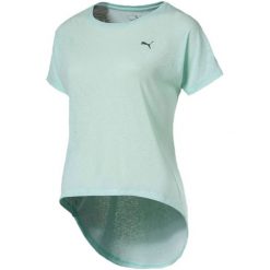 Puma koszulka damska Bold Tee Fair Aqua S. Bluzki sportowe damskie Puma, s, bez wzorów, ze skóry, bez ramiączek. W wyprzedaży za 169.00 zł.