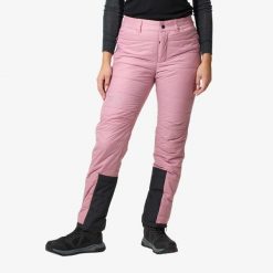 Spodnie damskie hiking padded water resistant breathable Östersund Warm 2.0. Niebieskie spodnie materiałowe damskie SWEDEMOUNT, bez wzorów, z materiału. Za 399.99 zł.