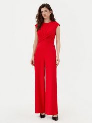 Calvin Klein Kombinezon K20K208177 Czerwony Wide Leg. Czerwone kombinezony damskie CALVIN KLEIN, bez wzorów, z syntetyku, bez kołnierzyka, bez ramiączek. Za 519.99 zł.