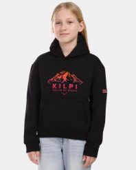 Dziewczęca bawełniana bluza z kapturem Kilpi NORTHEN-JG. Czarne bluzy z kapturem damskie Kilpi, z bawełny. Za 267.13 zł.