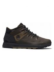 Timberland Botki "Sprint Trekker" w kolorze ciemnobrązowym rozmiar: 44. Brązowe buty zimowe męskie Timberland, z materiału, bez zapięcia. Za 430.45 zł.