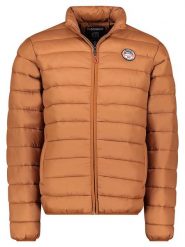 Geographical Norway Kurtka pikowana "Amigobadge Basic" w kolorze karmelowym rozmiar: S. Brązowe kurtki męskie Geographical Norway, s, bez wzorów, bez kaptura. Za 114.98 zł.