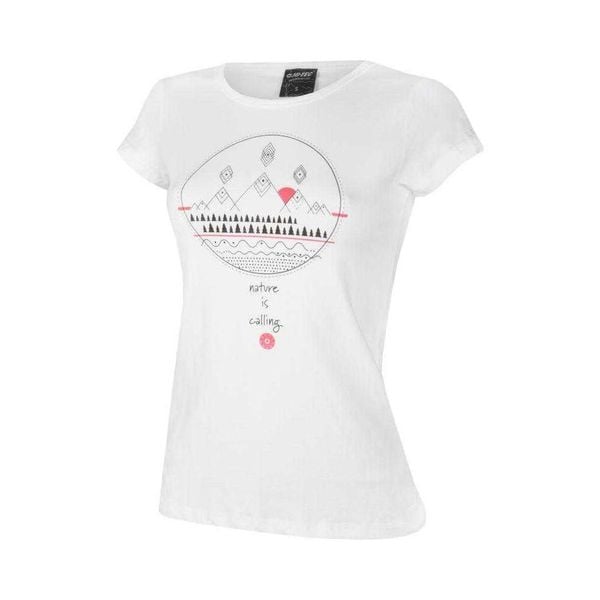 T-shirt Damski Wilma. Białe t-shirty damskie Hi-tec, xs, bez wzorów, z bawełny, bez kołnierzyka. Za 63.99 zł.