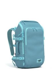 Plecak podróżny do samolotu CabinZero ADV Pro Backpack 32 L - maldives blue. Niebieskie plecaki damskie CABINZERO, bez wzorów, z materiału. Za 439.99 zł.
