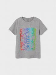 NAME IT T-Shirt AMONGUS Jish 13225980 Szary Regular Fit. Szare t-shirty chłopięce Name it, bez wzorów, z bawełny, bez ramiączek. Za 89.99 zł.