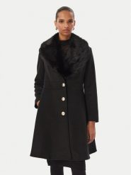 Rinascimento Płaszcz przejściowy CFC0131083003 Czarny Regular Fit. Czarne płaszcze damskie RINASCIMENTO, l, bez wzorów, z syntetyku. Za 1,149.00 zł.