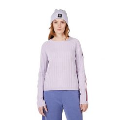 Sweter damski Rossignol Corbyr. Fioletowe swetry klasyczne damskie Rossignol, na zimę, bez kołnierzyka. Za 657.50 zł.