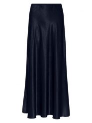 MOSS COPENHAGEN Spódnica "Nicolette" w kolorze granatowym rozmiar: L. Niebieskie spódniczki damskie MOSS COPENHAGEN, l, bez wzorów, z podwyższonym stanem, maxi. Za 196.24 zł.