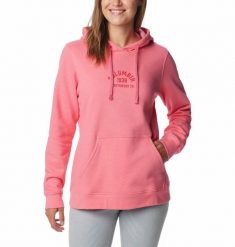 Bluza Sportowa Columbia Trek Graphic Hoodie Damska. Czerwone bluzy z kapturem damskie Columbia, s, z bawełny. Za 225.99 zł.
