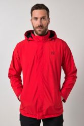 Męska Funkcyjna kurtka przeciwdeszczowa outdoor wodoodporna oddychająca. Czerwone kurtki outdoor męskie JAY-PI, l, bez wzorów, z materiału, z kapturem. Za 599.99 zł.