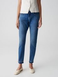 OPUS Dżinsy - Slim fit - w kolorze niebieskim rozmiar: 34/L28. Niebieskie jeansy damskie Opus. Za 187.99 zł.