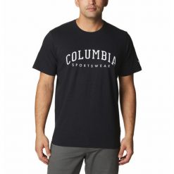 Koszulka Męska Columbia Rockaway River Graphic SS T-Shirt. Czerwone t-shirty męskie Columbia, m, bez wzorów, bez kołnierzyka. Za 69.99 zł.