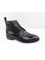 MELVIN & HAMILTON Skórzane botki "Bobby 9" w kolorze czarnym rozmiar: 46. Czarne buty zimowe męskie MELVIN & HAMILTON, bez zapięcia. Za 491.99 zł.