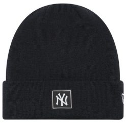 Czapka New York Yankees Team Cuff. Czarne czapki męskie New Era, bez wzorów, sportowe. Za 119.99 zł.