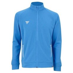 Kurtka z dresu Tecnifibre Team. Niebieskie kurtki męskie TECNIFIBRE, l, bez wzorów, z dresówki, eleganckie, bez kaptura. Za 299.99 zł.