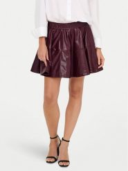 ONLY Spódnica z imitacji skóry Jacky 15355512 Fioletowy Regular Fit. Fioletowe spódniczki damskie Only, xl, bez wzorów, ze skóry. Za 149.99 zł.