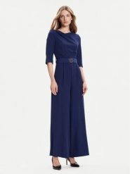 Rinascimento Kombinezon CFC0125314003 Granatowy Regular Fit. Niebieskie kombinezony damskie RINASCIMENTO, l, bez wzorów, z syntetyku, bez kołnierzyka, bez ramiączek. Za 499.99 zł.