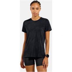 Koszulka z krótkim rękawem damska ODLO T-shirt crew neck s/s ZEROWEIGHT. Czarne bielizna termoaktywna damska Odlo, m, bez wzorów, z materiału. Za 269.99 zł.