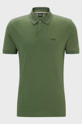 Koszulka Polo męska BOSS Pallas Open Green regular fit zielona (50468301-381). Zielone koszulki polo męskie Boss, m, bez wzorów, bez ramiączek. Za 249.00 zł.